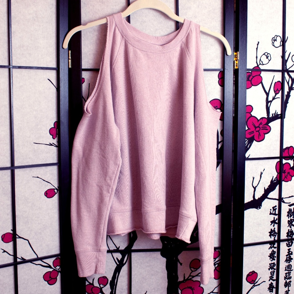 Victoria Sport- Cold Shoulder Sweatshirt